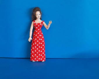 Dollhouse Miniature Wearable Heidi Ott Dress