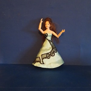 Dollhouse Miniature Wearable Heidi Ott Dress