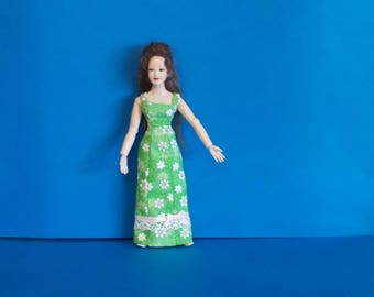 Dollhouse Miniature Wearable Heidi Ott Dress