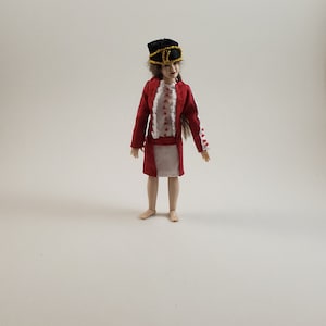 Dollhouse Miniature Wearable Heidi Ott 1925 Day Dress