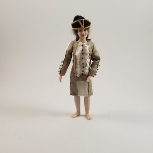 Dollhouse Miniature Wearable Heidi Ott 1925 Day Dress