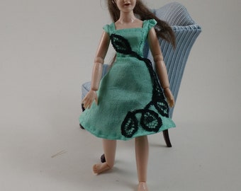 Dollhouse Miniature Wearable Heidi Ott Dress