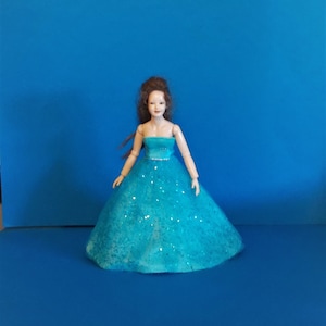 Dollhouse Miniature Wearable Ott Dress