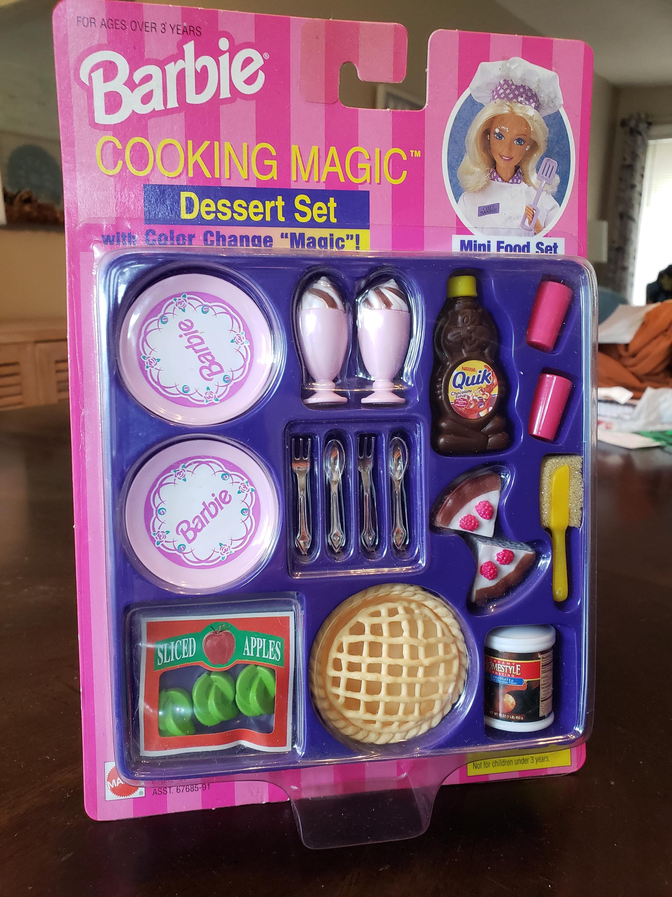 Barbie doll cooking set new arrivals