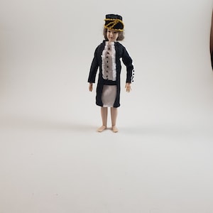 Dollhouse Miniature Wearable Heidi Ott 1925 Day Dress
