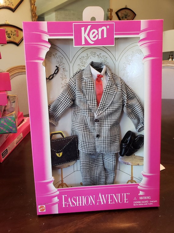 Barbie Ken Doll Clothes Vintage 1996 Black Suit Ireland