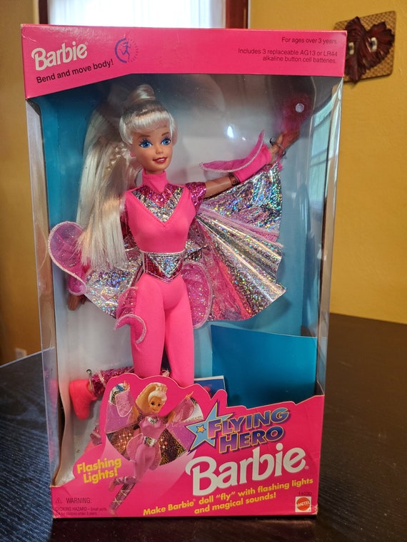 Barbie Flying Hero 1995 Etsy UK