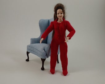 Dollhouse Miniature Wearable Heidi Ott Pajamas