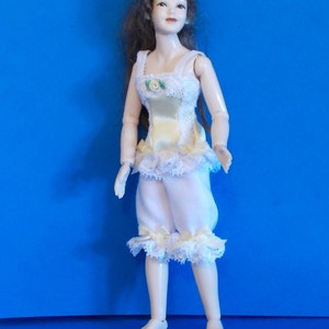 Dollhouse Miniature Wearable Heidi Ott Corset and Bloomers