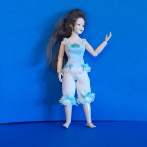 Dollhouse Miniature Wearable Heidi Ott Corset and Bloomers