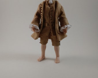 Dollhouse Miniature Wearable Heidi Ott 1760s suit