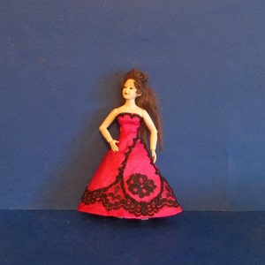 Dollhouse Miniature Wearable Heidi Ott Dress