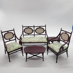 Dollhouse Miniature Bespaq Living Room Set