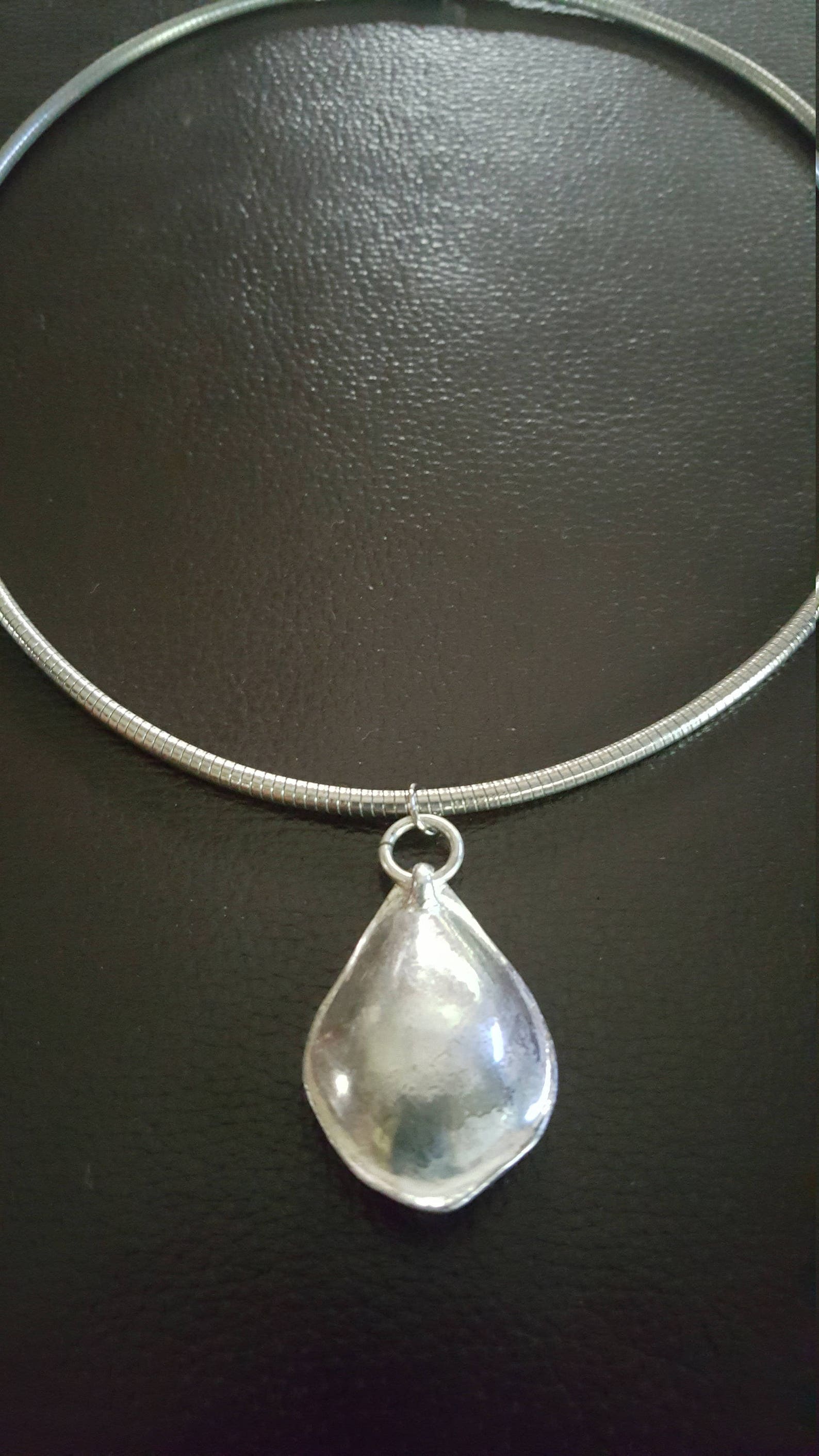 Collier Argenté 46 Cm Avec Pendentif Ange 18x13 Mm - Neuf Sans Emballage