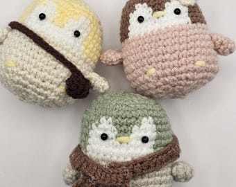Mini Crochet Penguin Plush | Soft Handmade Amigurumi Friend | Gift For All Ages