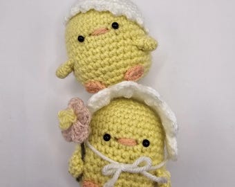 Mini Crochet Easter Chick Plush | Soft Handmade Amigurumi Friend | Gift For All Ages