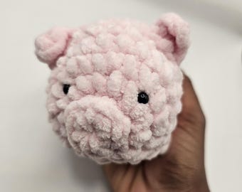 Crochet Pig Plush | Soft Handmade Amigurumi Friend | Gift For All Ages | Birthday gift