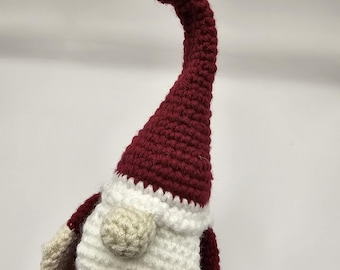 Crochet Gnome Plush | Soft Handmade Amigurumi Friend | Gift For All Ages | Christmas décor
