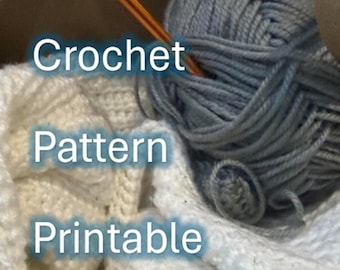 Modelli di tracciamento all'uncinetto 2 x modelli digitali stampabili in formato PDF A4