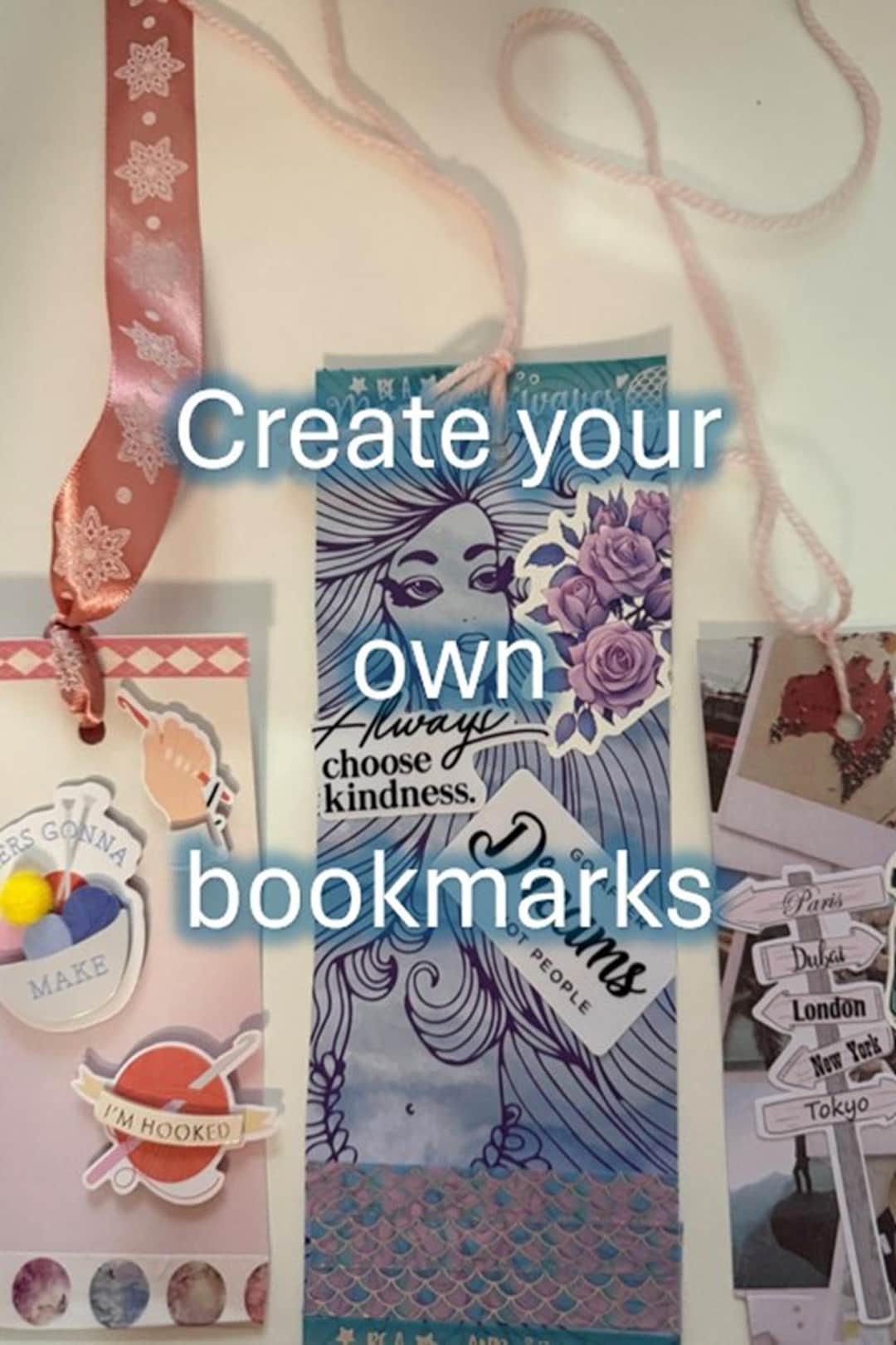 How to Create Your Own Bookmarks Digital Download - Etsy