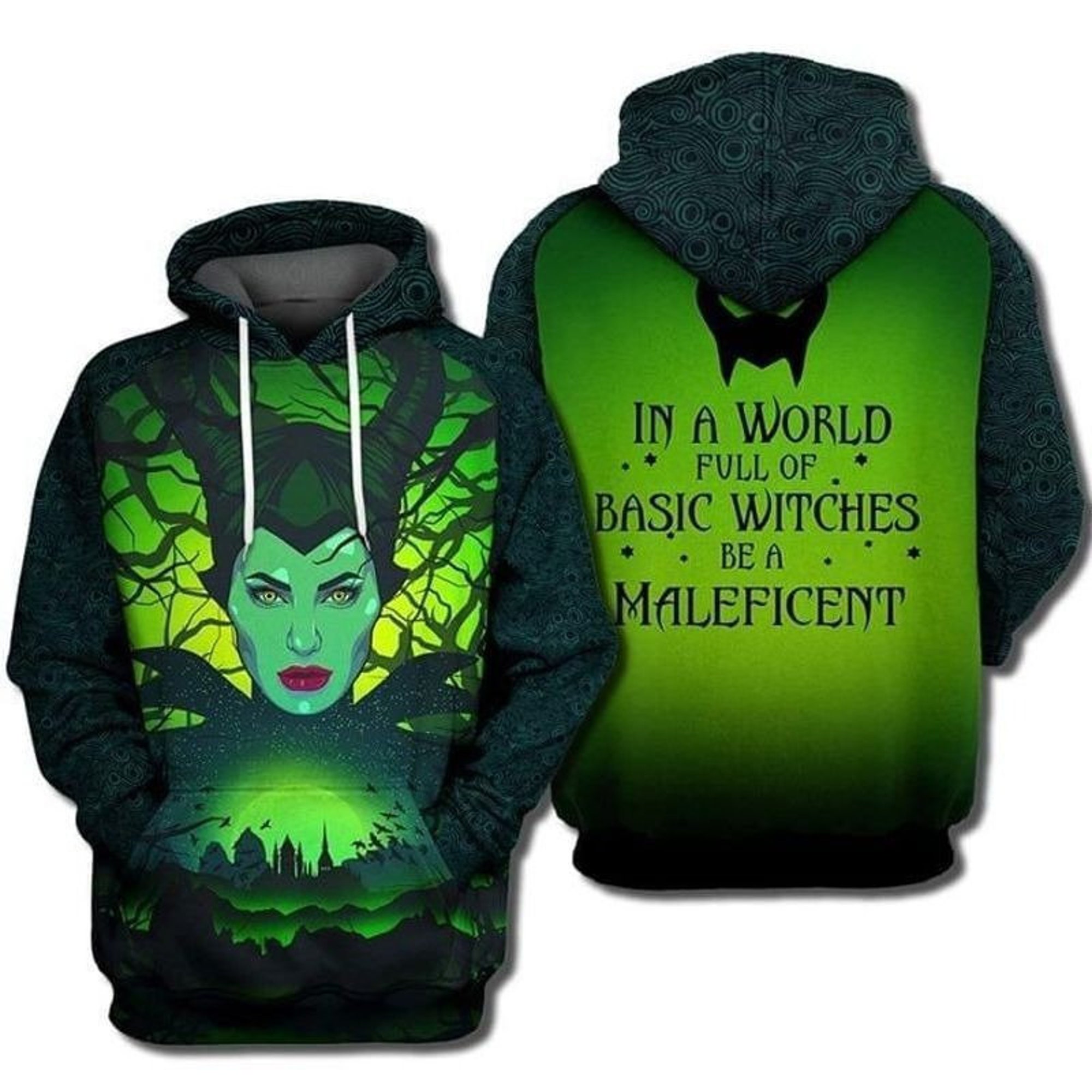 For Maleficent Lovers In World Full Of Basic Witches Be A Maleficent 3d shirt