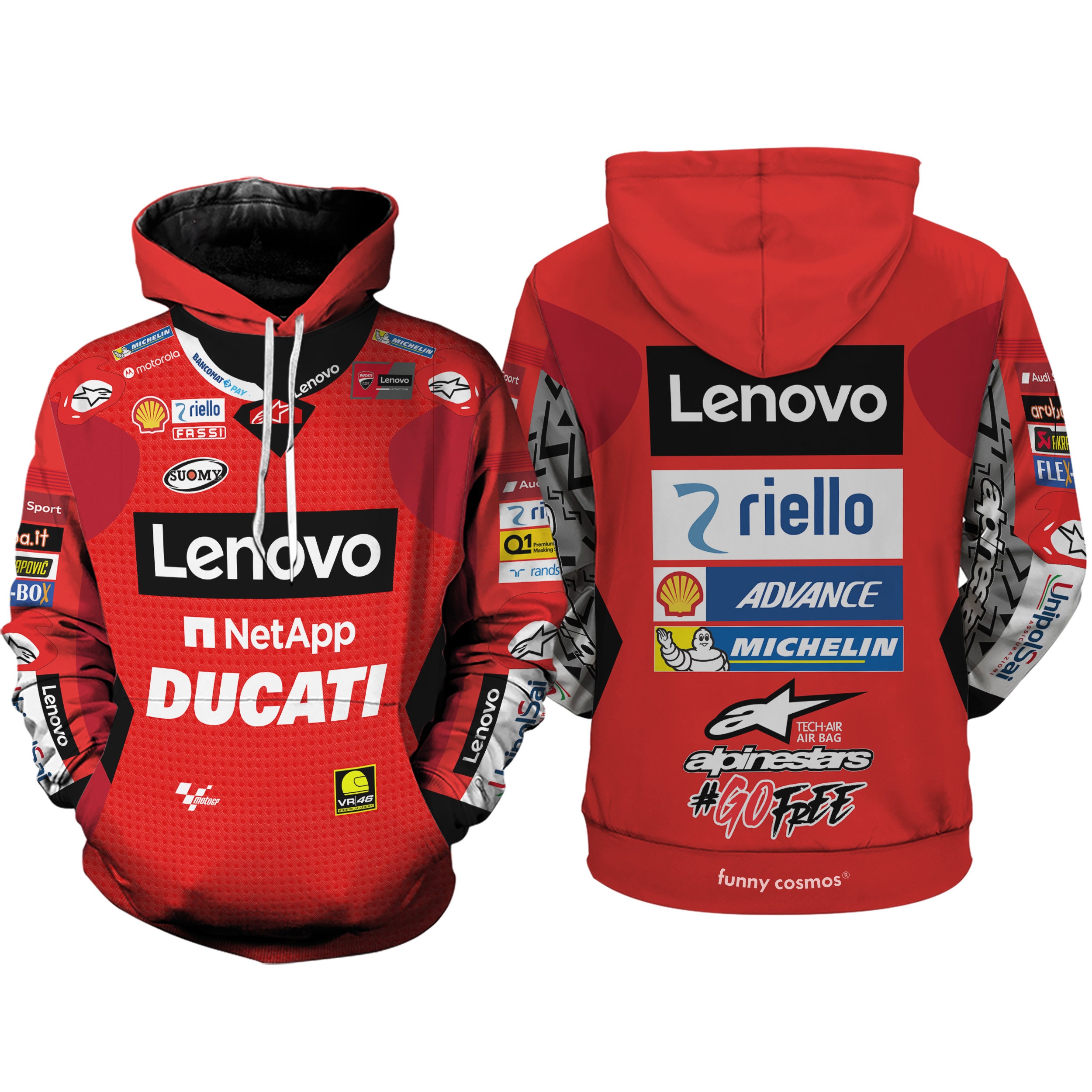 Discover 3D Francesco Bagnaia MotoGP ShirtHoodie