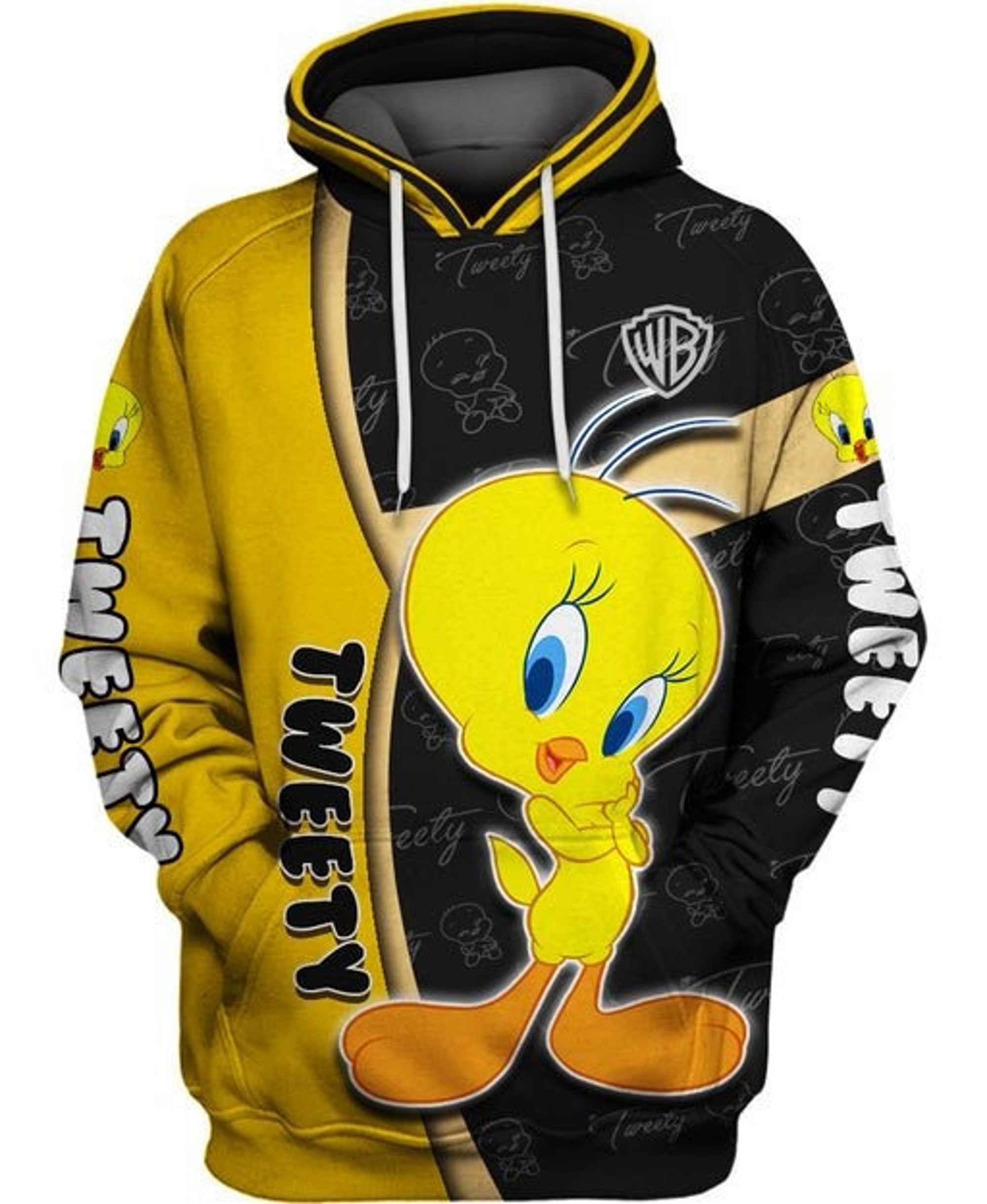 3D Tweety Bird Hoodie, Bird Shirt, Disney T-Shirt