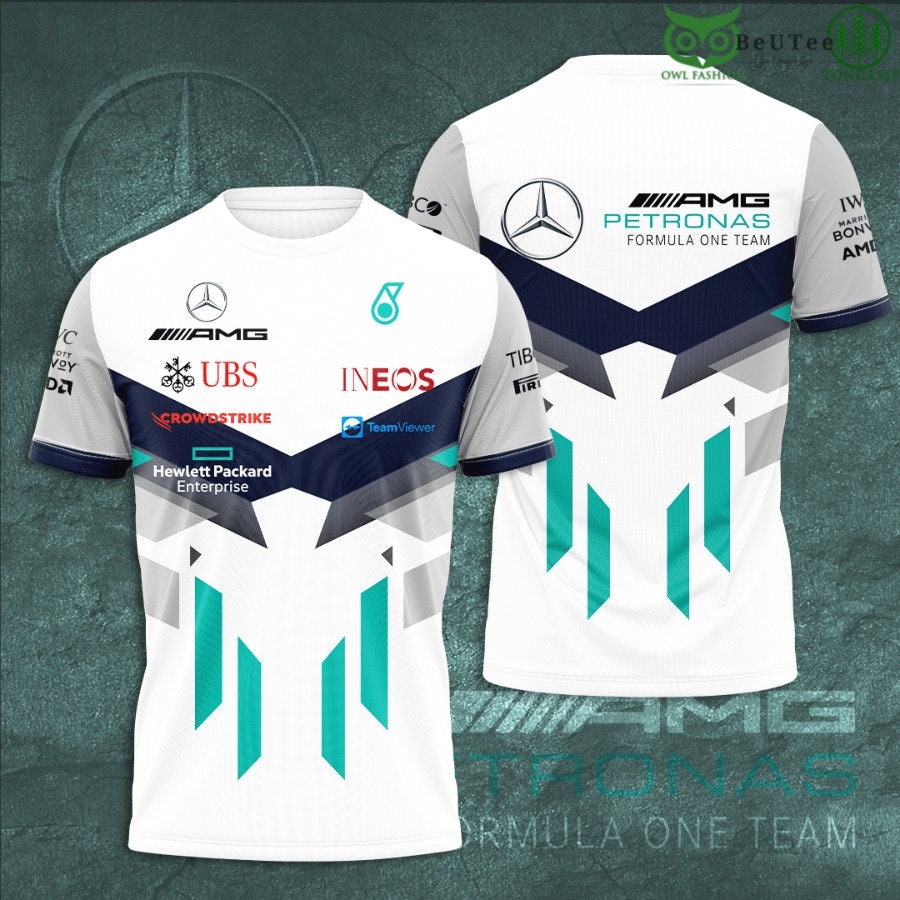 Discover Petronas Formula 1 Mercedes Racing Team 3D  Shirt