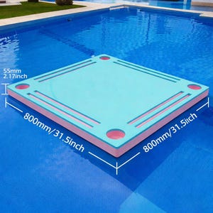 Floating Mahjong Table, Waterproof EVA Game Board, Pool Party Tray (Mahjong, Poker, Dominoes) image 2