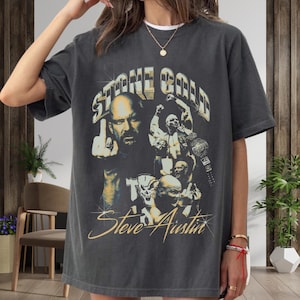 Stone Cold Steve Austin Vintage T-Shirt, WWE Wrestling Graphic Tee, 90s Attitude Era Shirt, Retro Stone Cold Tee, Comfort Colors 1717 Shirt