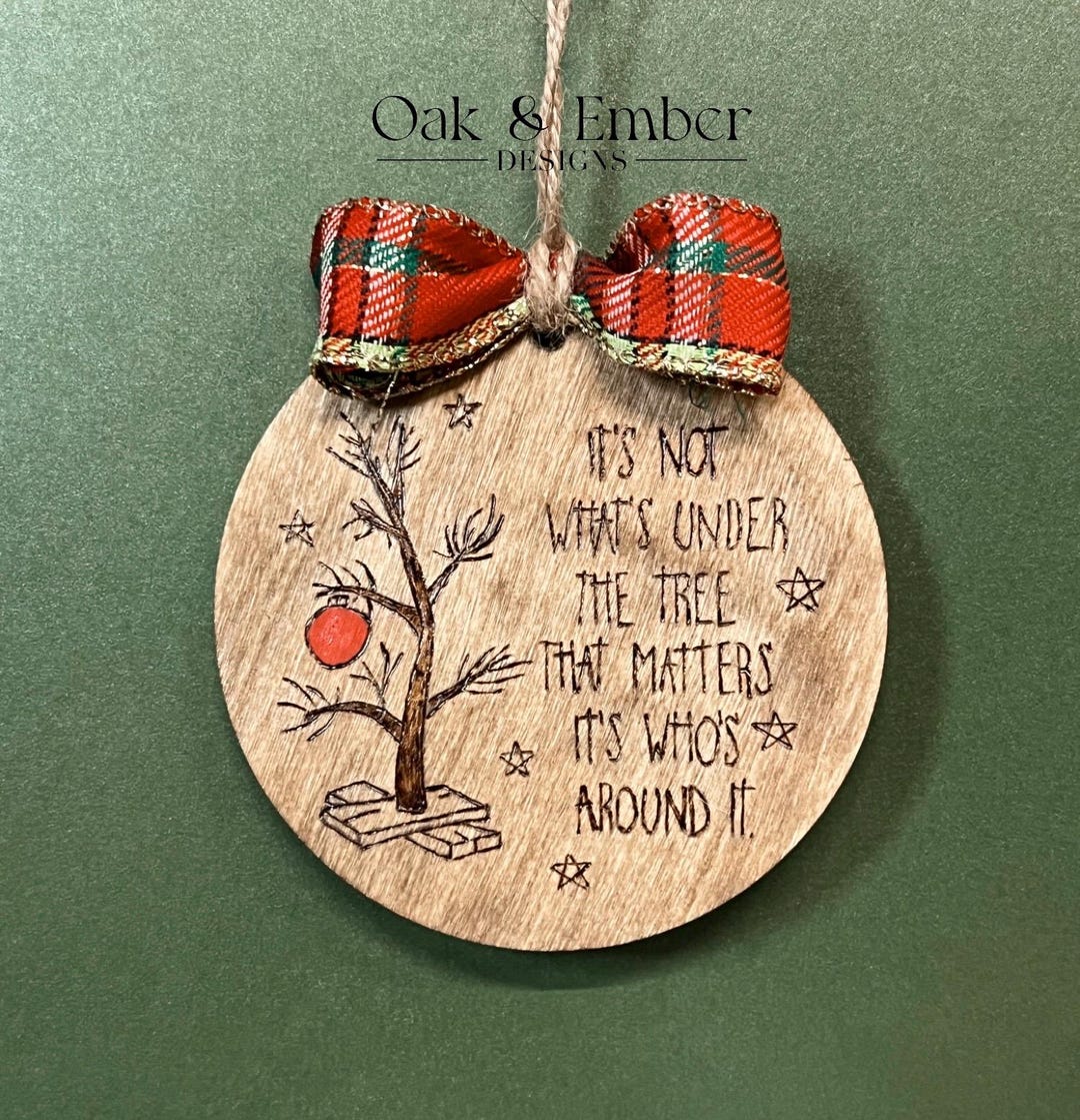 It’s Not What’s Under the Tree That Matters It’s Who’s Around It ...