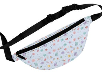 Speech Therapy Pattern Fanny Pack | pastel gadgets, speech bubbles