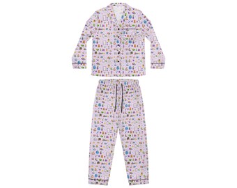Development Therapy Satin Pajamas | Women Long Sleeve Sleep Set