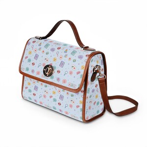 Speech Therapy Pattern Waterproof Canvas Bag | Backpack Purse