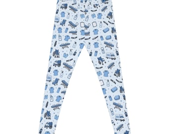 Leggings con estampado de camillero / Estampado integral