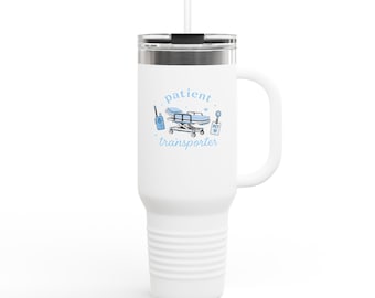 tasse de voyage de transporteur de patient | Gobelet isotherme 40 oz
