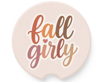 Fall Girly car coaster | autumn