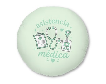 Asistencia Medica Bodenkissen Rund | Krankenschwester Doktor Krankenschwester