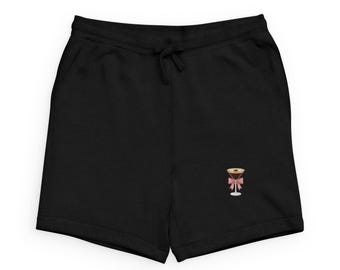 Tiny Astronaut Embroidery Sweatshort | Minimal Space Icon