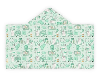 Medical Assistance | Asistencia Medica Youth Hooded Towel