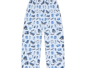 Patient Transporter Pajama Pants | Mental Health Pattern Sleepwear