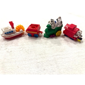 VTG Disney 2000 McDonalds Happy Meal 101 Dalmatiërs 1986 Mark Twain Boat