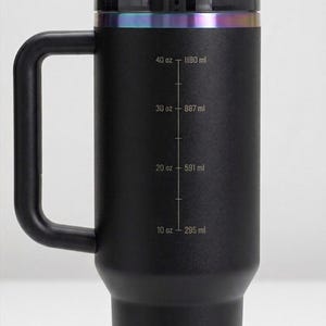 Vaso térmico Stanley estilo Quencher H2.0 – Edición limitada Black Chroma FlowState Taza de viaje imagen 6