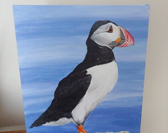 Puffin painting