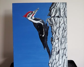 Woodpecker painting