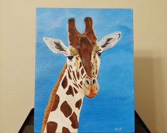 Giraffe painting