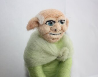 old elf soft sculpture needle felted