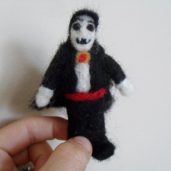 Needle felted Vampire