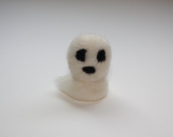 Small Ghost needle felted