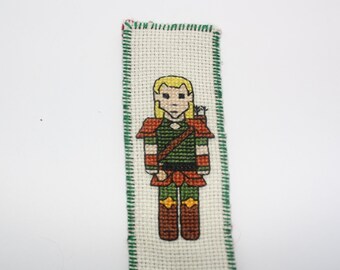 Elf ranger bookmark cross stitch